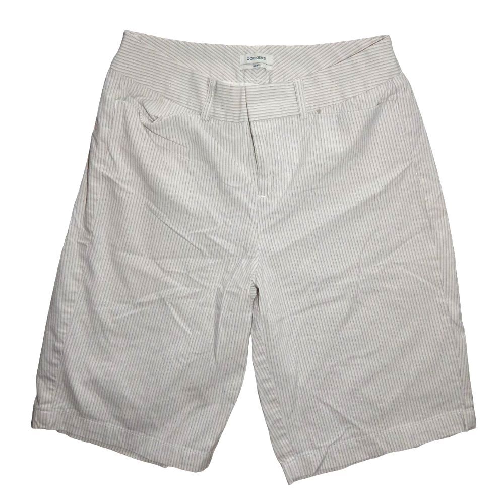 Dockers Women’s Pinstripe Metro Bermuda Shorts Size 4